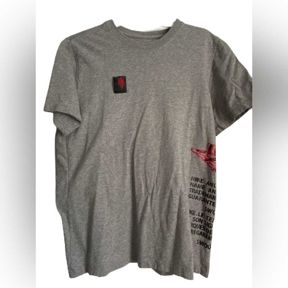 Vintage ‘00 Air Jordan Jumpman Wings Gray T-Shirt Size: Medium